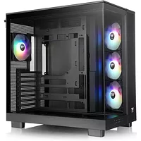 Boitier PC Moyen Tour - ATX mATX Mini-ITX - USB 3.1 Type C - Avec fenêtres - Compatible Asus BTF MSI Project Zero Gigabyte Project Stealth